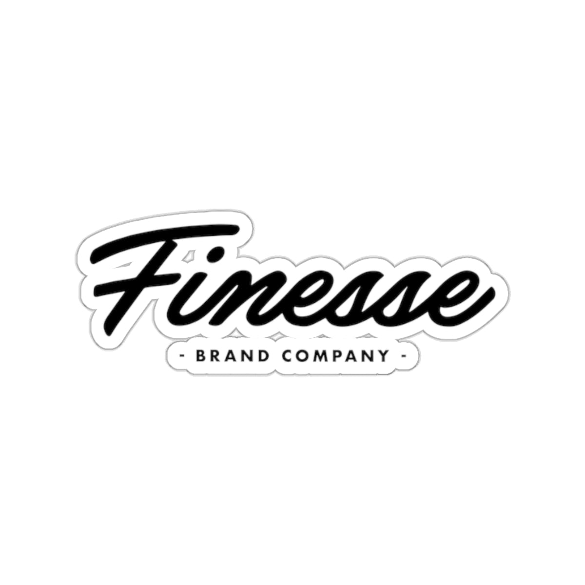 Finesse Brand Company Sticker